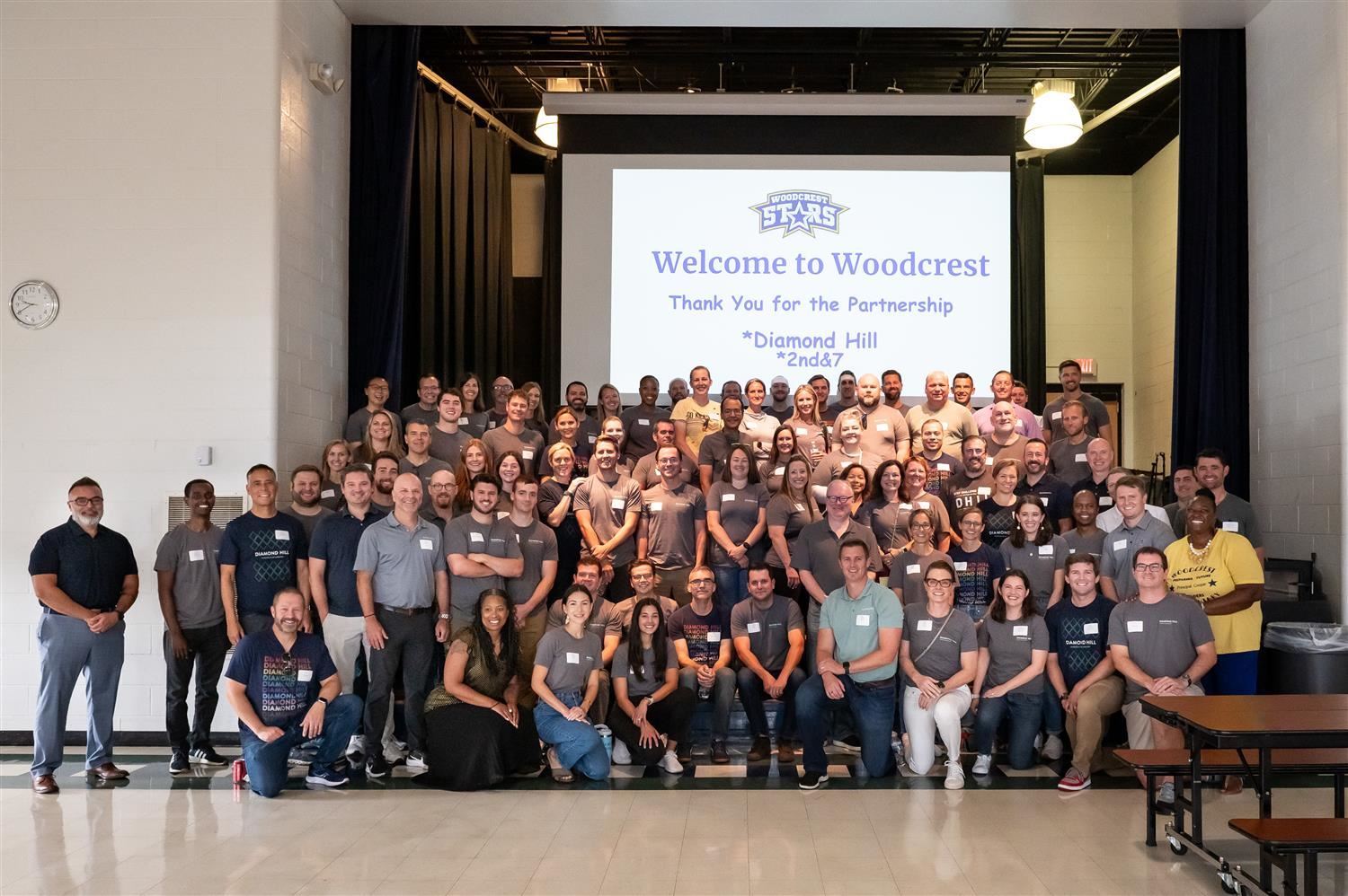 group of volunteers